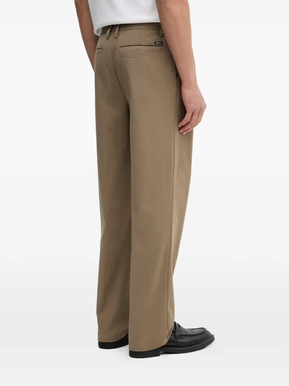 GUESS USA Twill plooibroek Beige