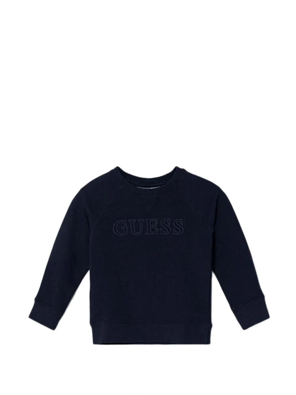 guess kids logo sweatshirt - Blu