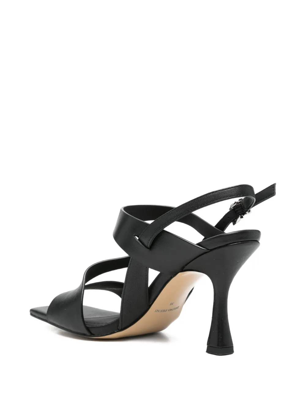Bruno Premi Margot strappy leather sandals Zwart