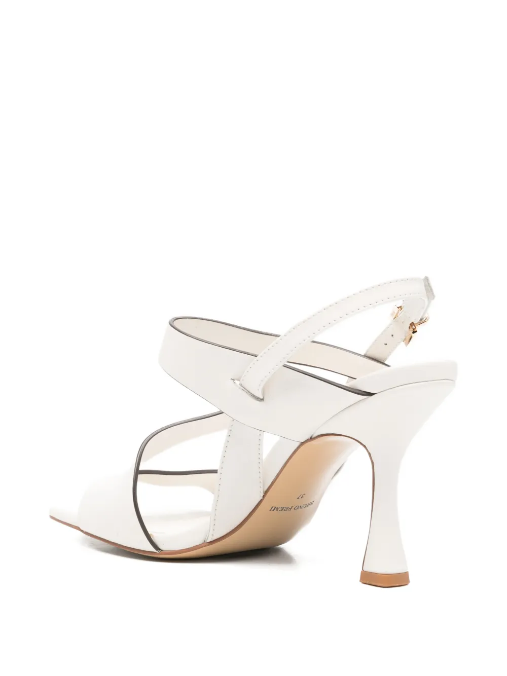 Bruno Premi Margot strappy leather sandals Beige