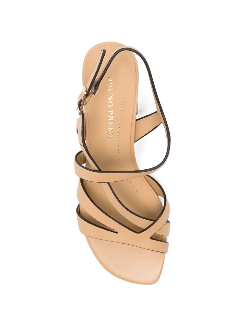 Bruno Premi criss-cross strap sandals Beige
