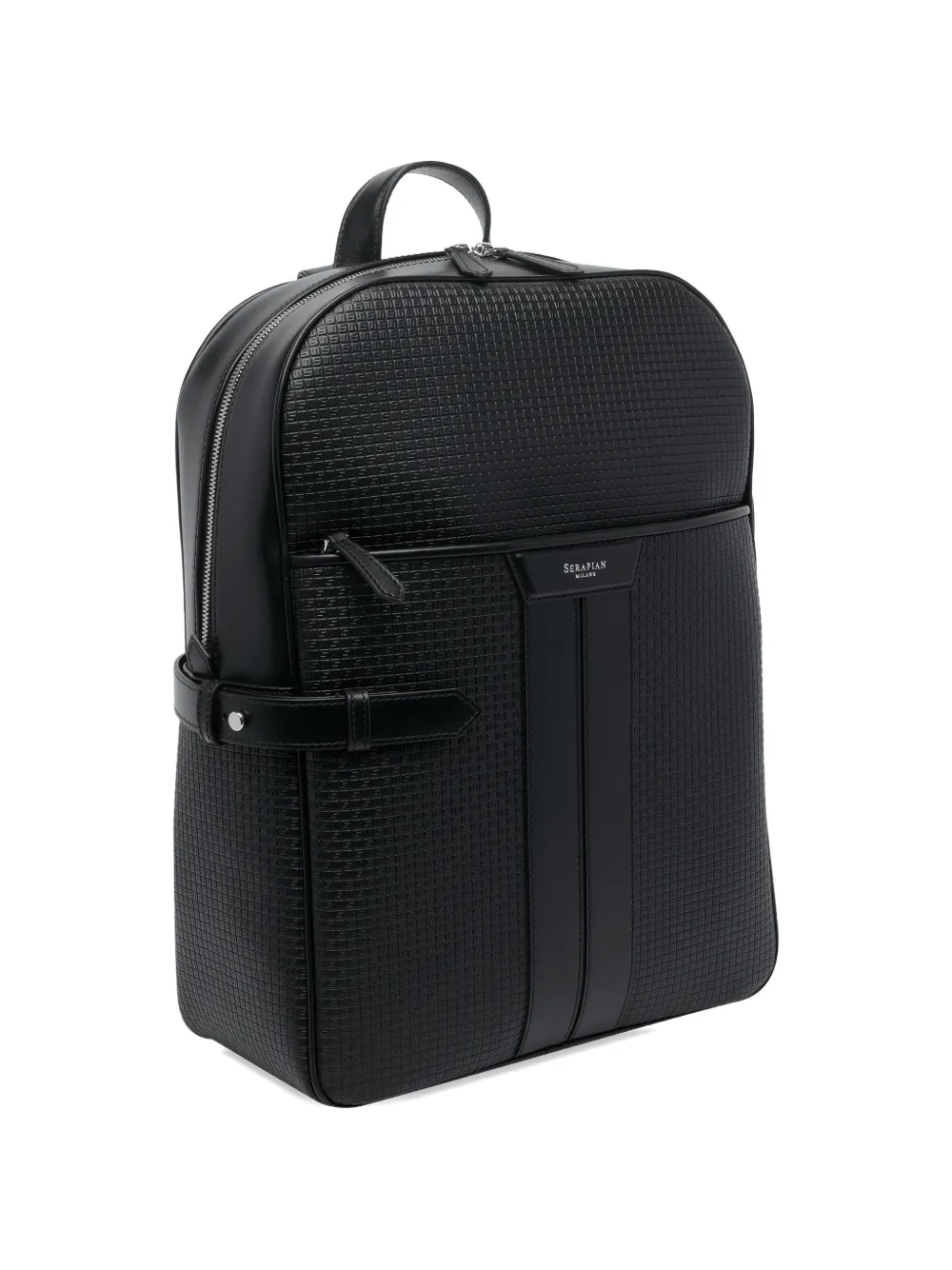  Serapian Stephan Zip Backpack - Black 