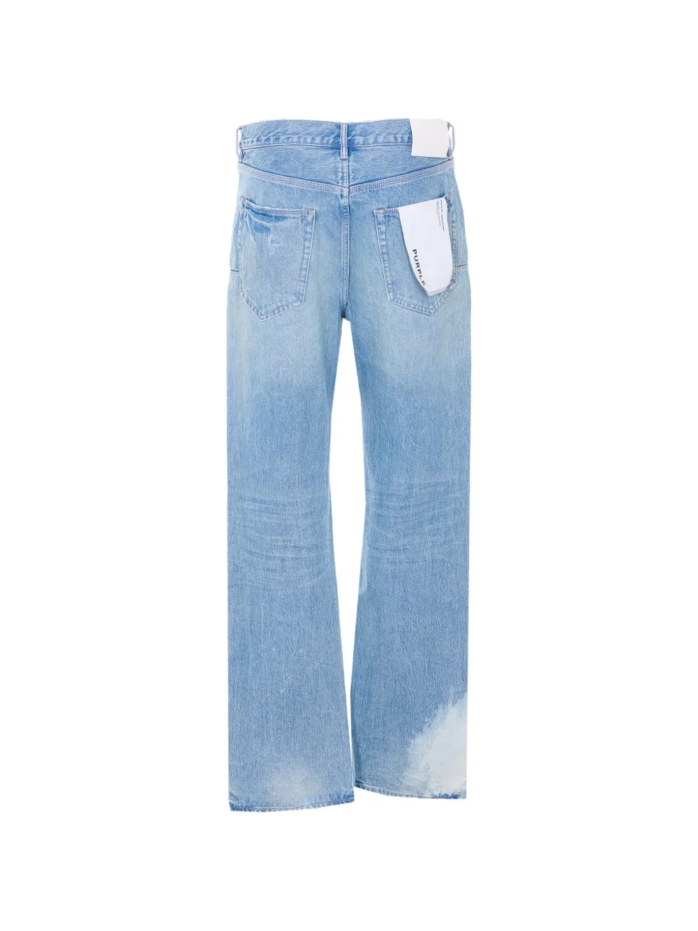 Purple Brand P011 Knee Blowout gerafelde jeans Blauw