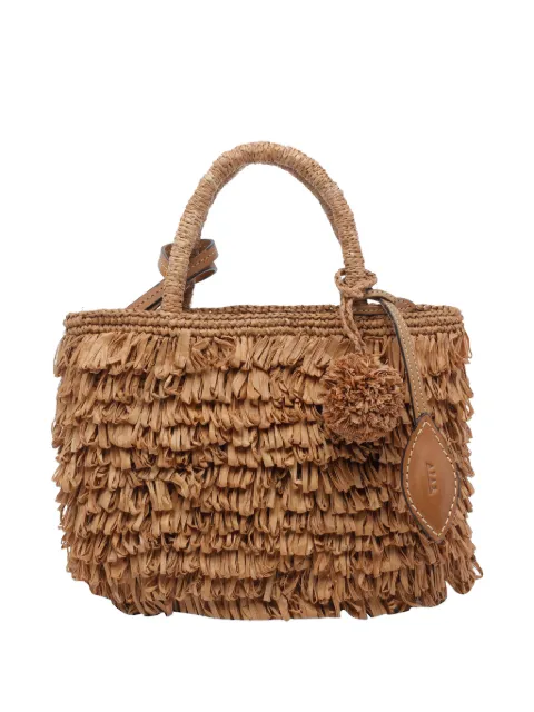 AFAR fringed-detail tote bag