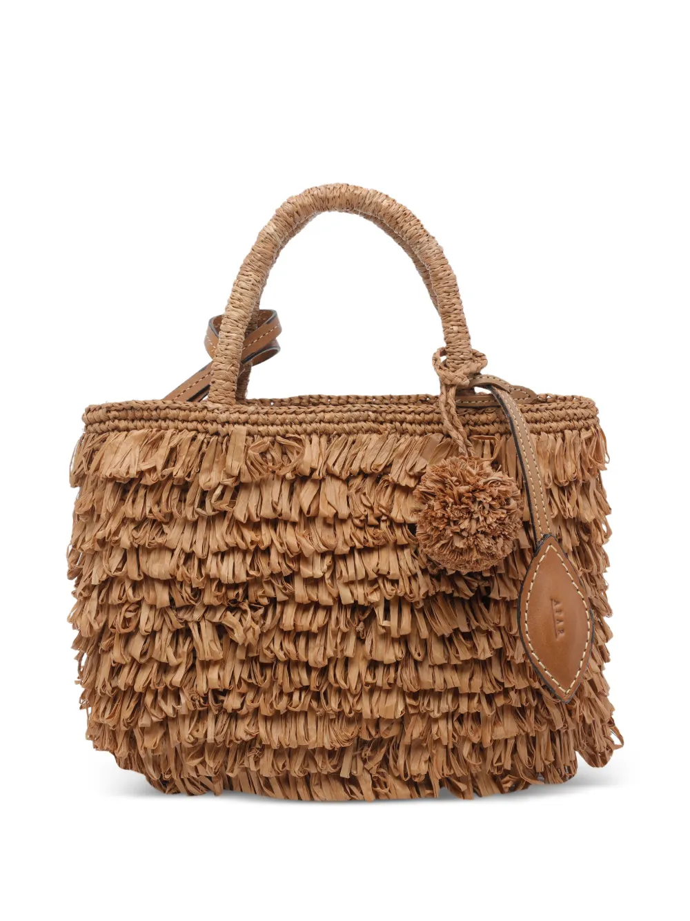 fringed-detail tote bag