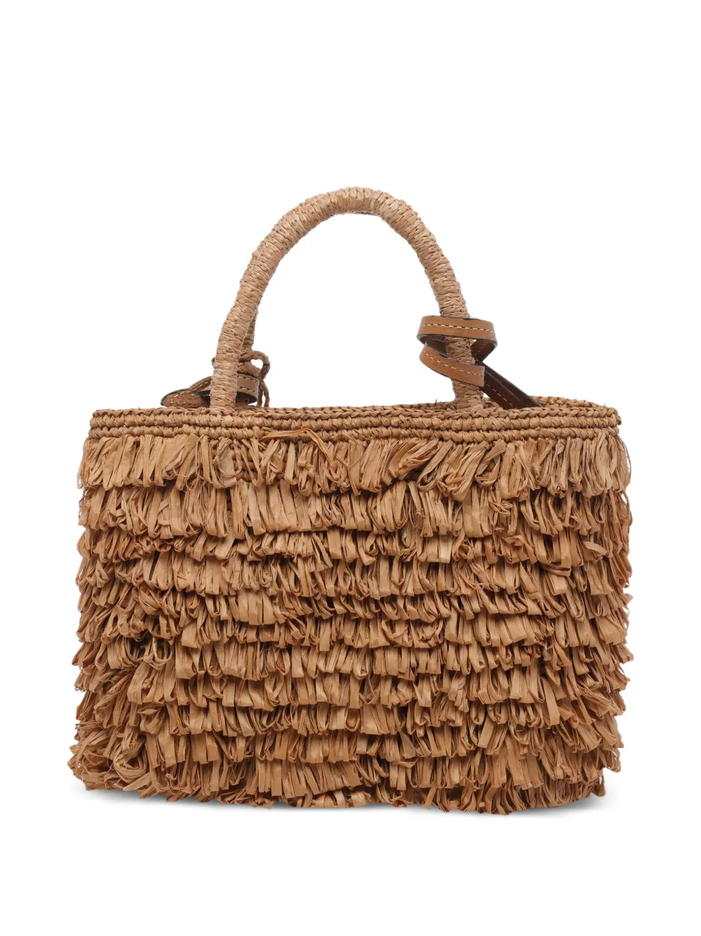  Afar Fringed-detail Tote Bag - Neutrals 
