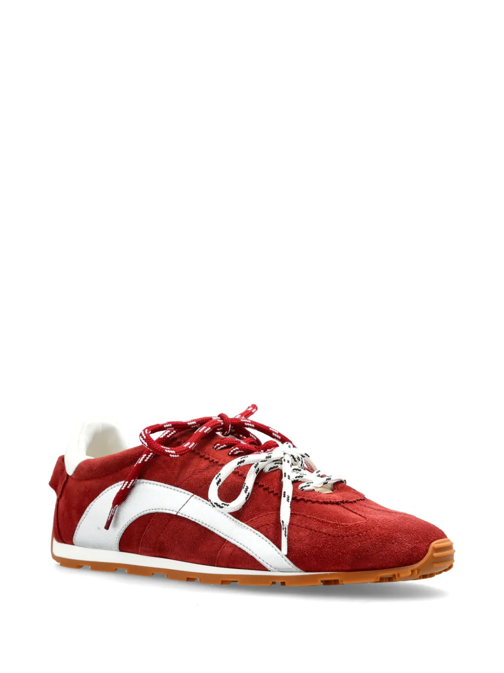 DSQUARED2 DC-642 contrast-panelled sneakers Rood