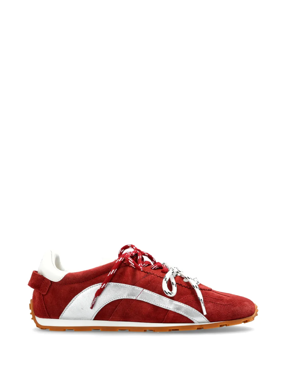 DSQUARED2 DC-642 contrast-panelled sneakers Rood
