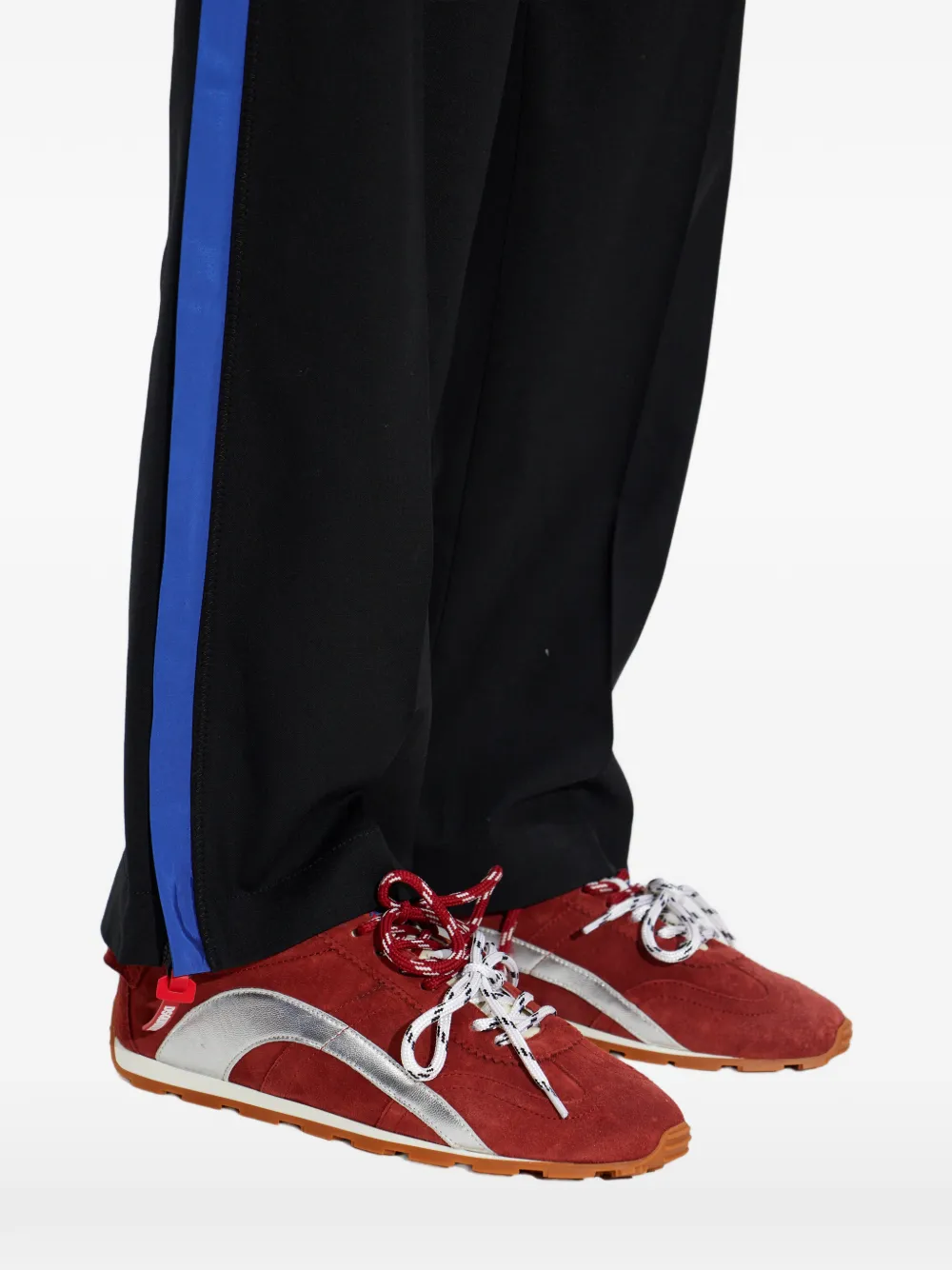 DSQUARED2 DC-642 contrast-panelled sneakers Rood