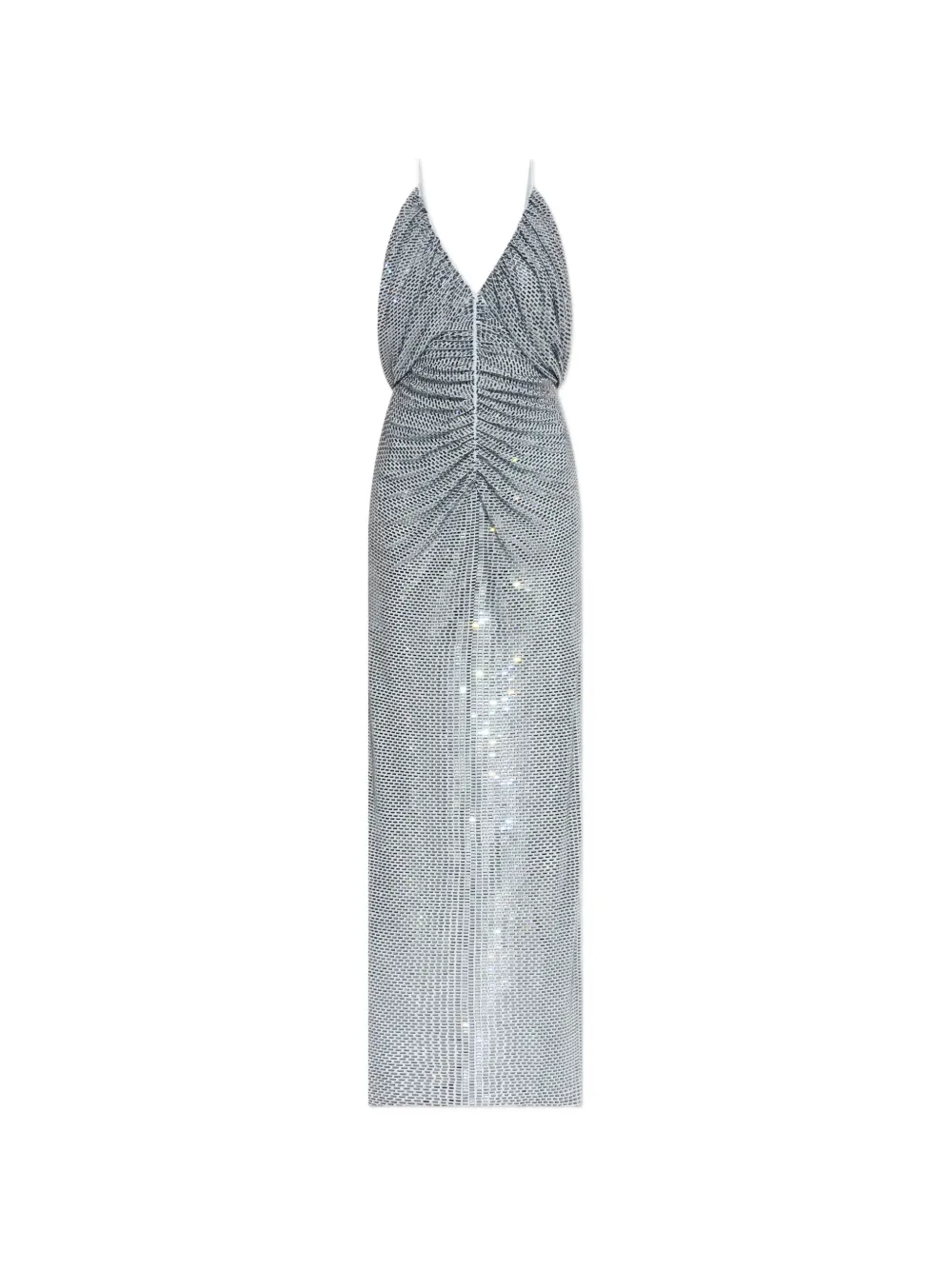 Self-Portrait embellished maxi dress - Argento