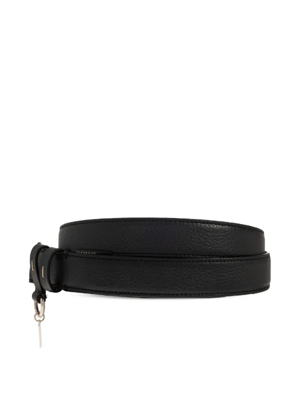 Maison Margiela ロゴ バックル レザーベルト | ブラック | FARFETCH JP