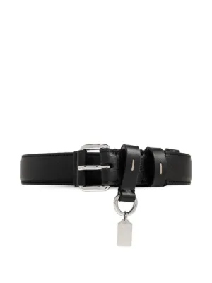 maison margiela マルジェラ　レザーベルト　黒 Maison Margiela（メゾン・マルジェラ）メンズ ベルト - FARFETCH