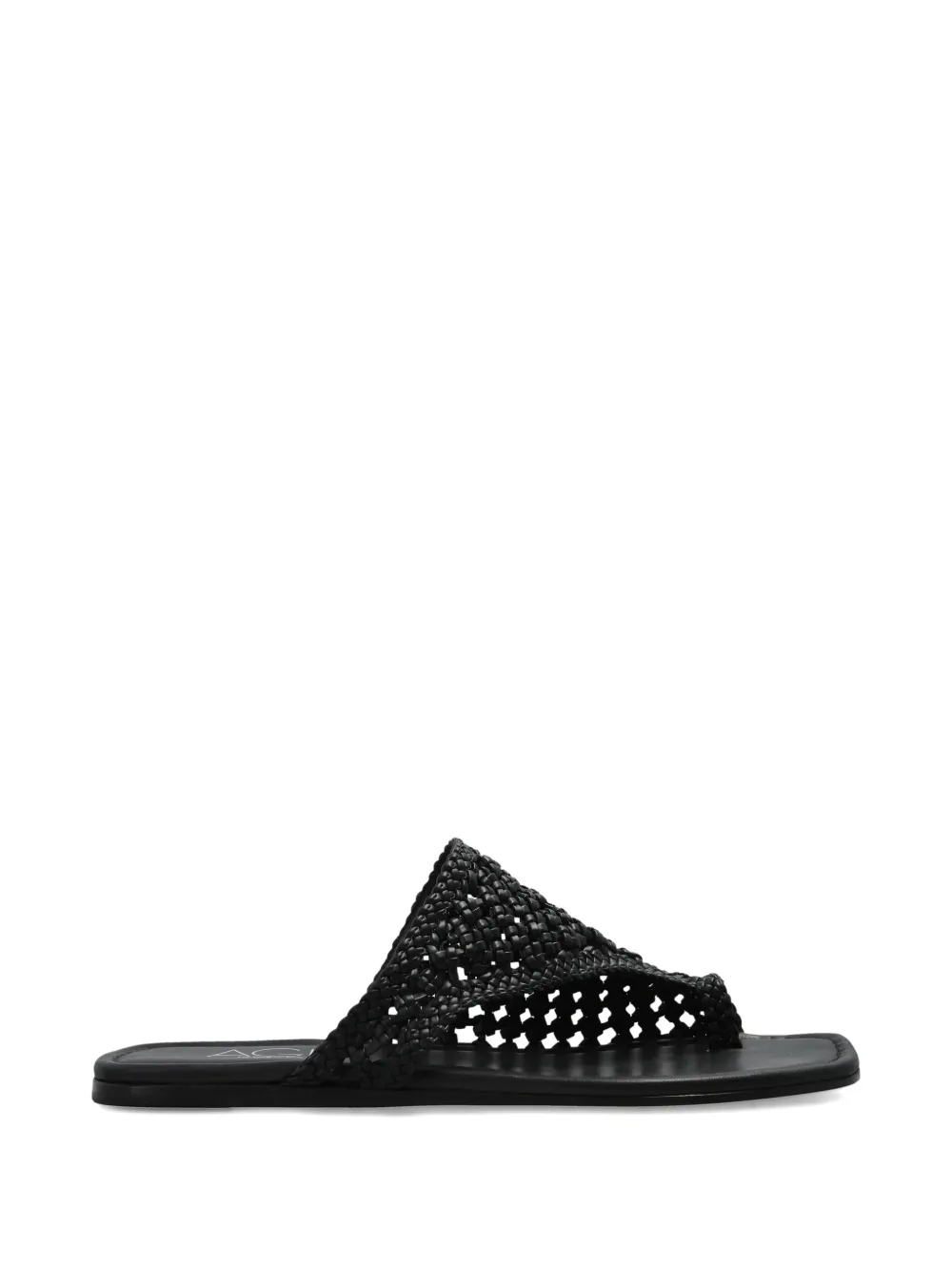 AGL Elsy woven thong sandals - Nero