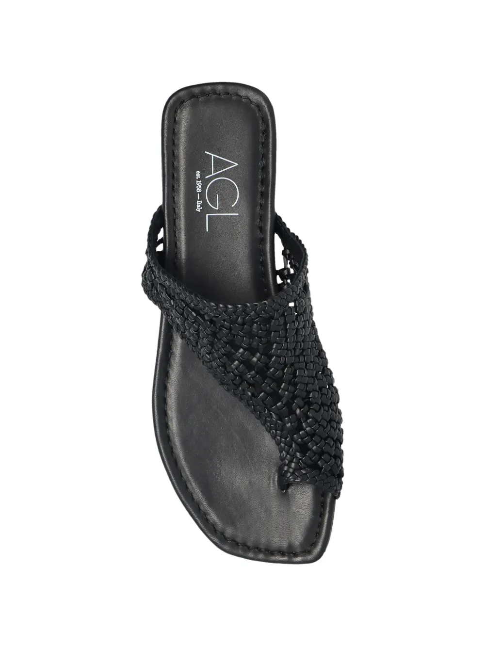 AGL Elsy geweven sandalen Zwart