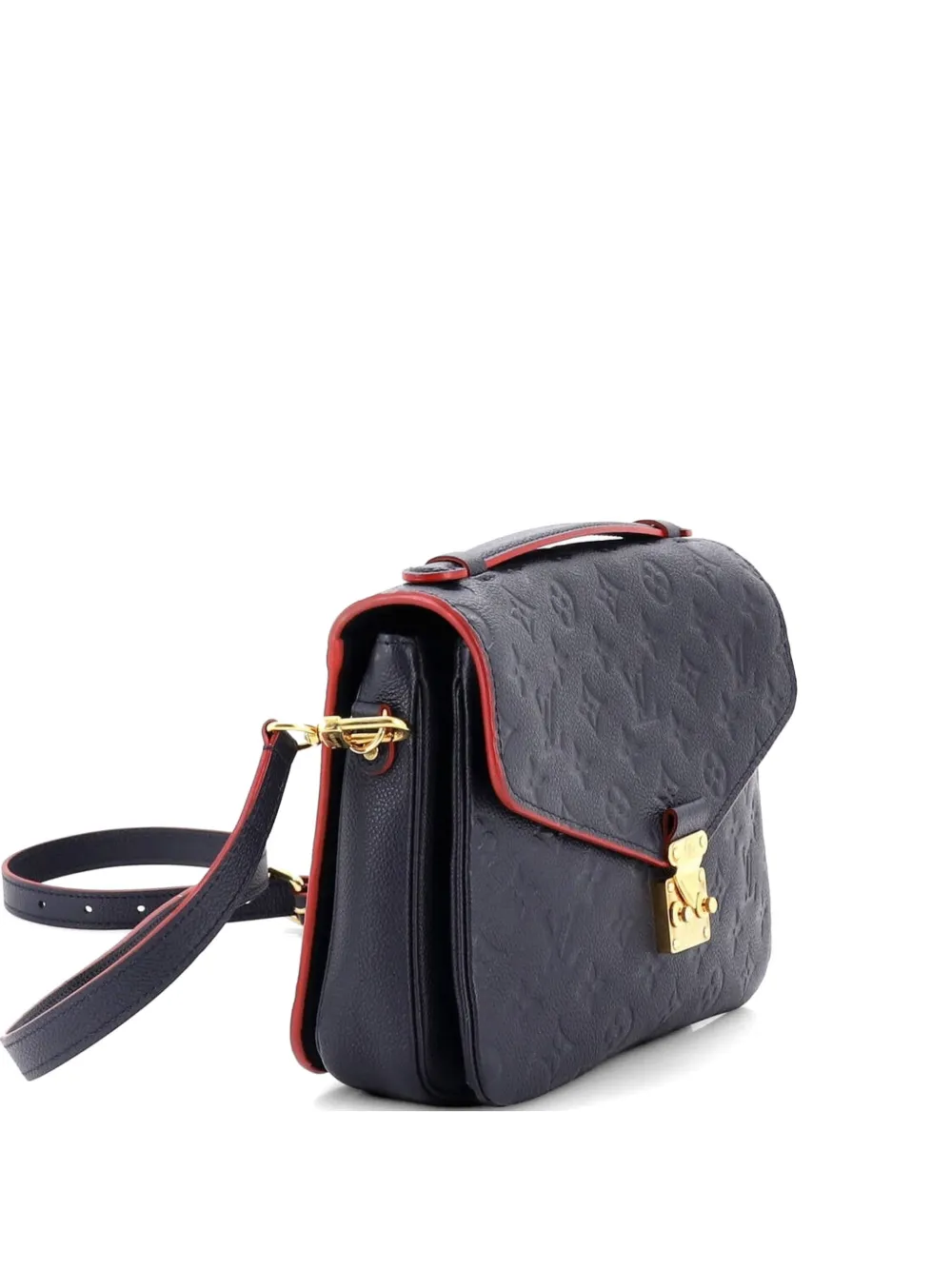 Louis Vuitton Pre-Owned Pochette Metis Monogram Empreinte Leather crossbody bag - Blu