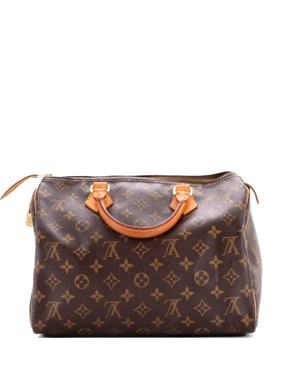 Louis Vuitton Pre-Owned Speedy Handbag Monogram Canvas 30 satchel - Marrone