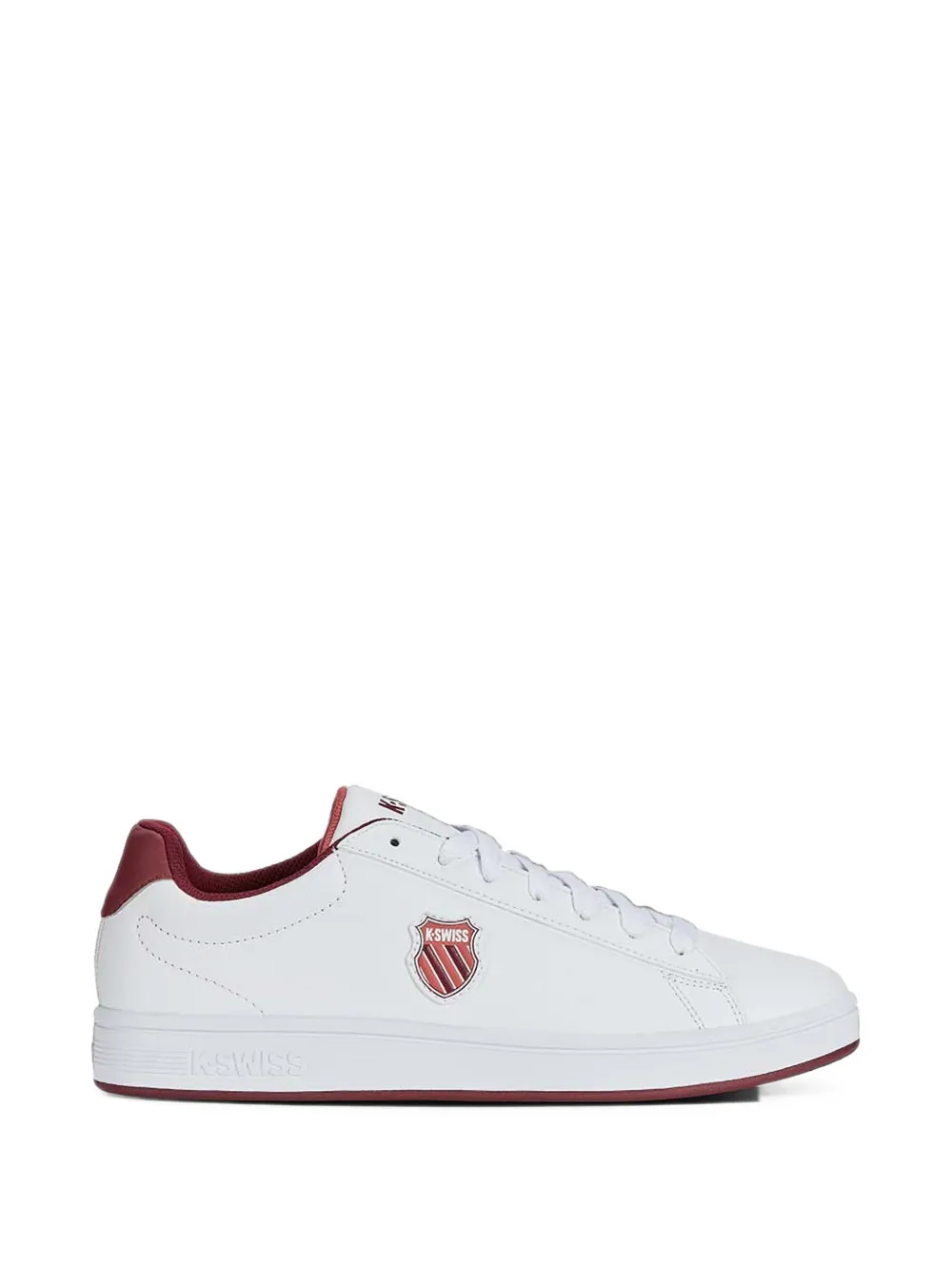 K-Swiss Court Shield logo-patch sneakers - Bianco