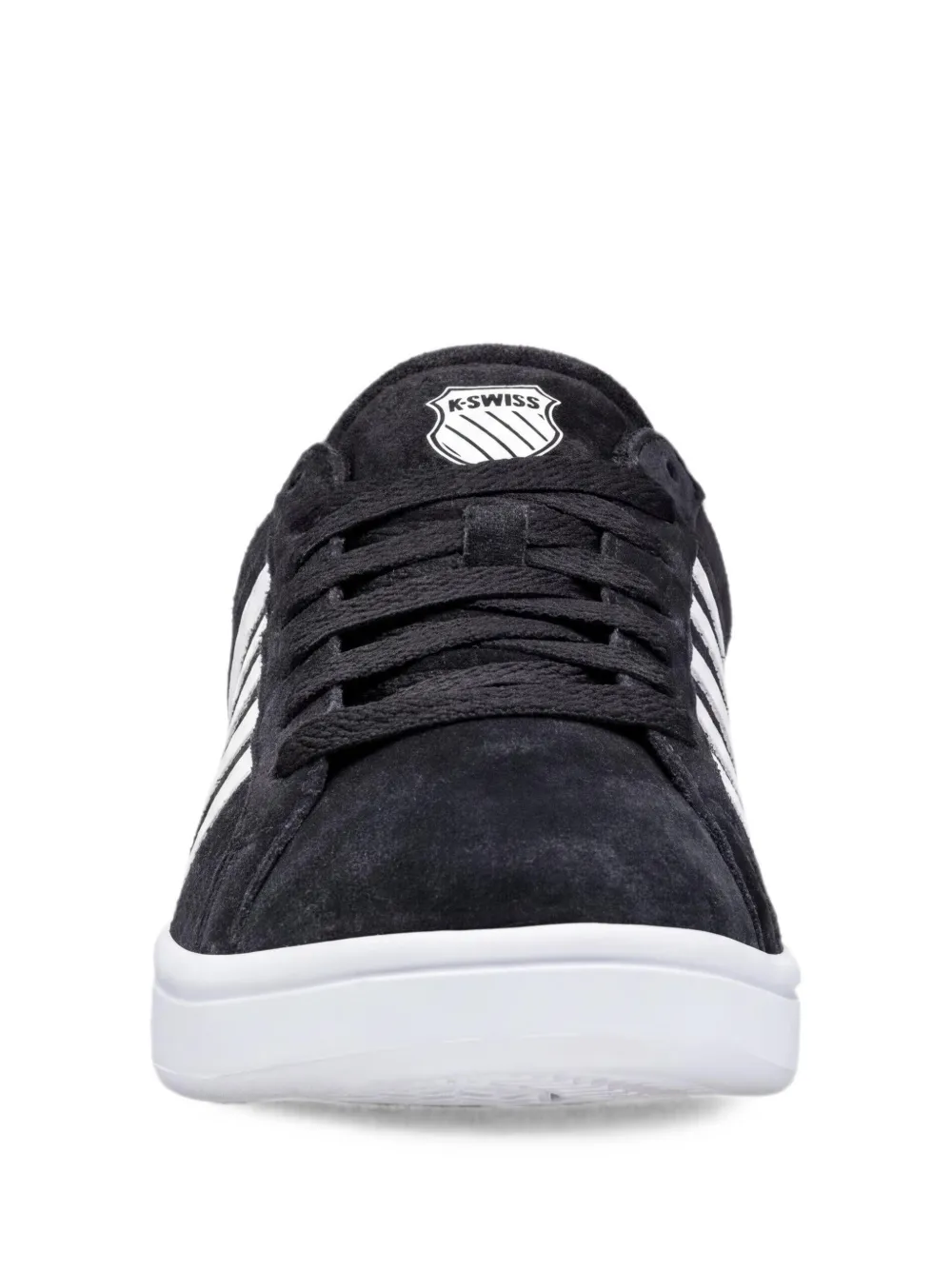 K-Swiss Sneakers met streep en vlak Zwart