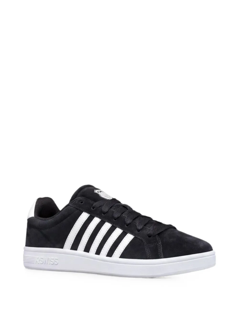 K-Swiss Sneakers met streep en vlak Zwart