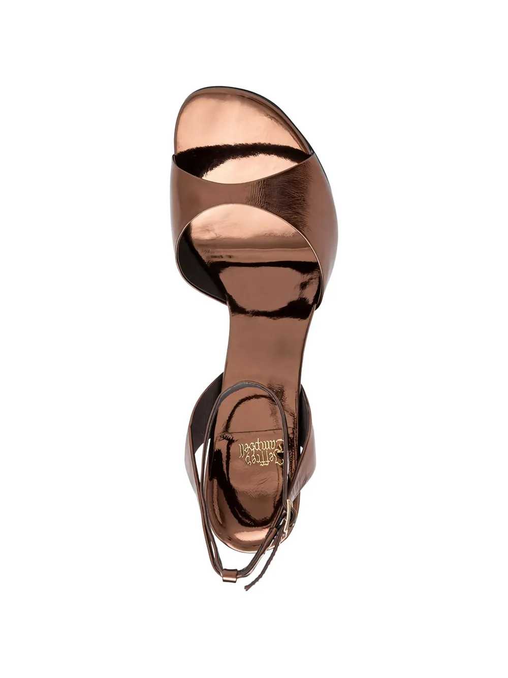 Jeffrey Campbell 80 mm sandalen met enkelbandje en hak Bruin