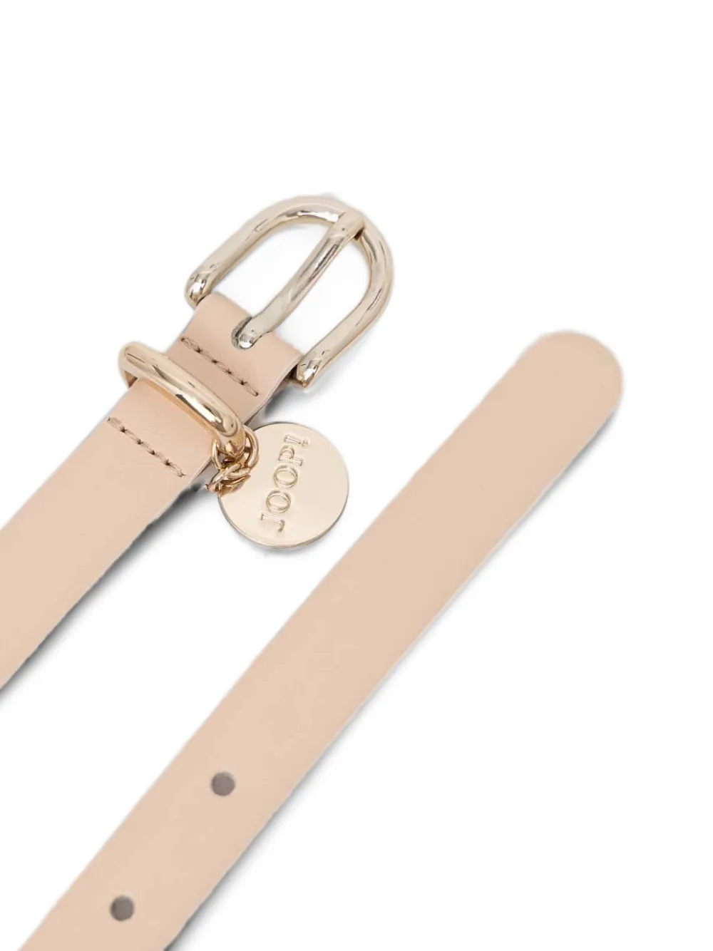 Joop! Leren riem met bedel Roze