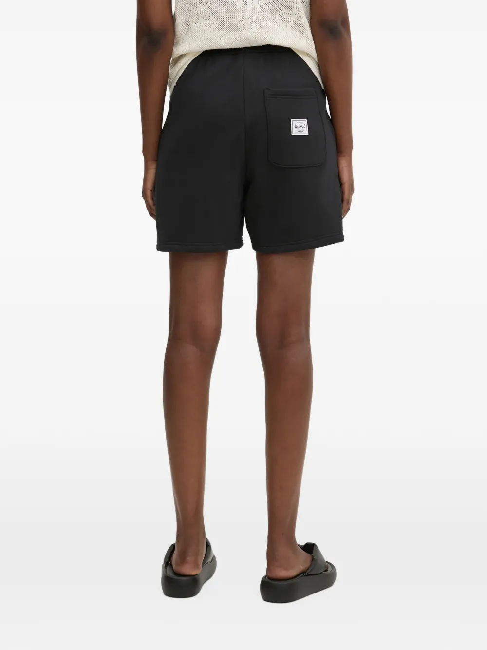 Herschel Supply Co. Shorts met trekkoordtaille Zwart