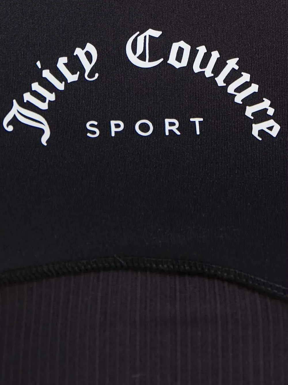 Juicy Couture Wendy logo-print sports bra Zwart