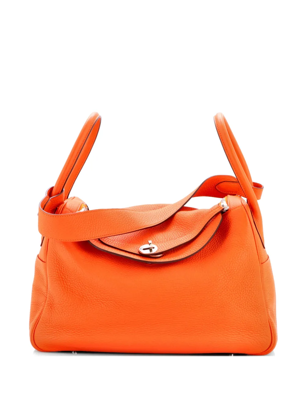 Hermès Pre-Owned Lindy Bag Clemence 30 shoulder bag - Arancione
