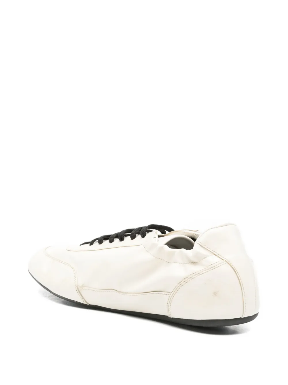 Prada Collapse lace-up sneakers Beige