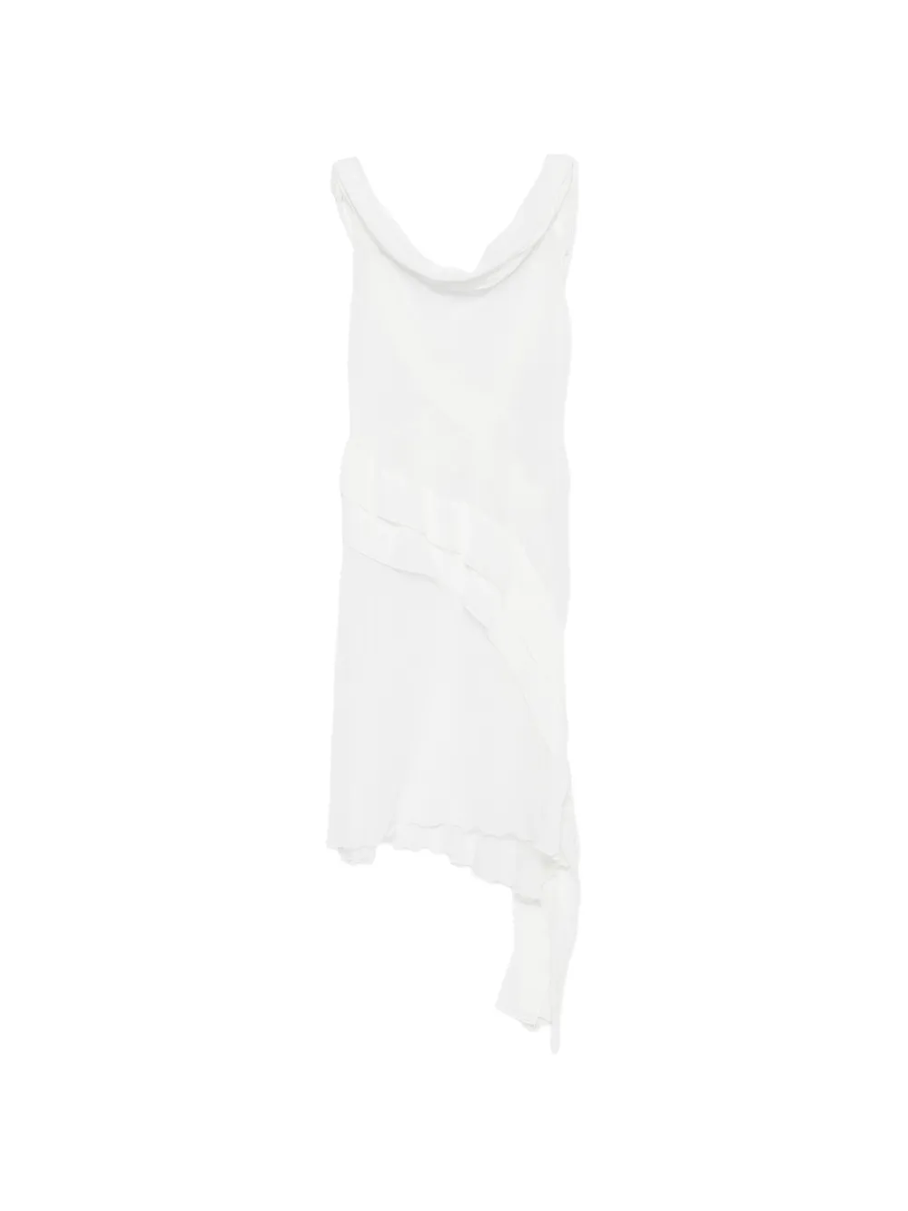 Gimaguas Boa asymmetrical dress - Bianco