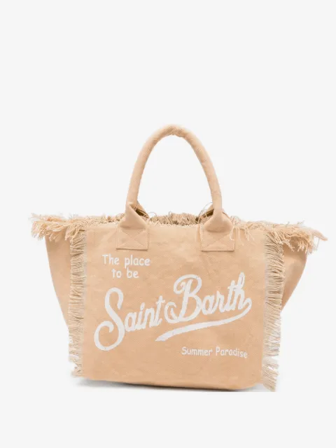 MC2 Saint Barth Vanity Tote Bag mit ausgefransten Kanten
