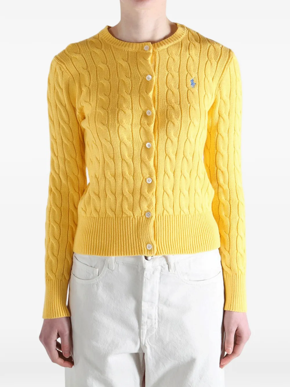 Polo Ralph Lauren Kabelgebreid vest Geel