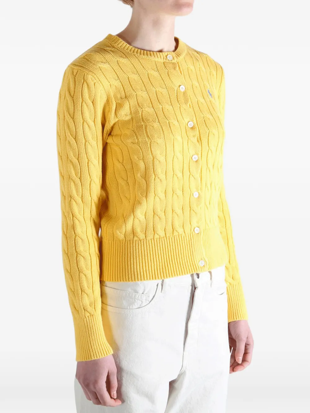 Polo Ralph Lauren Kabelgebreid vest Geel