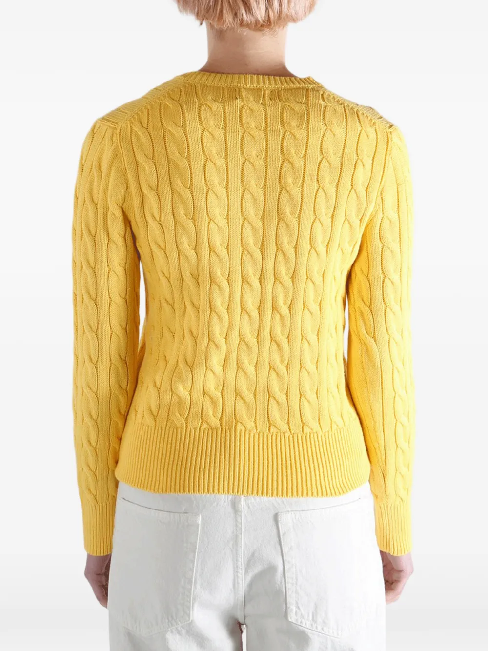 Polo Ralph Lauren Kabelgebreid vest Geel