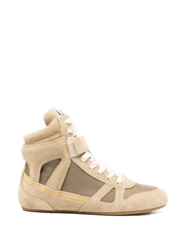 ISABEL MARANT Senny ハイカット スニーカー | ニュートラル | FARFETCH JP