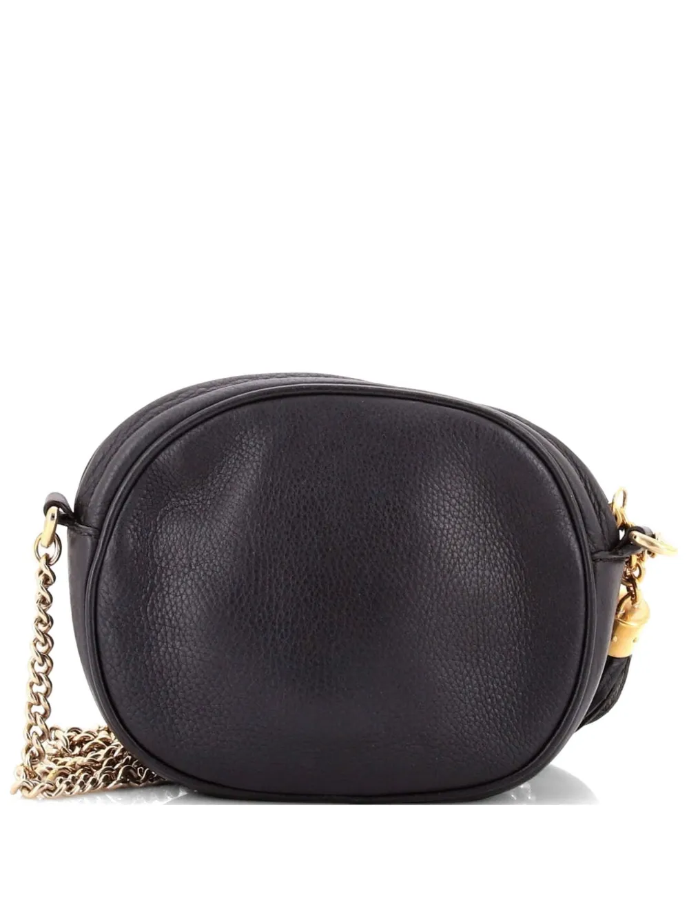Gucci Pre-Owned Soho Chain Bag Leather Mini crossbody bag - Nero