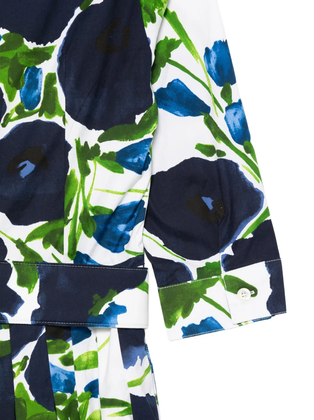 Samantha Sung Midi-jurk met bloemenprint Wit