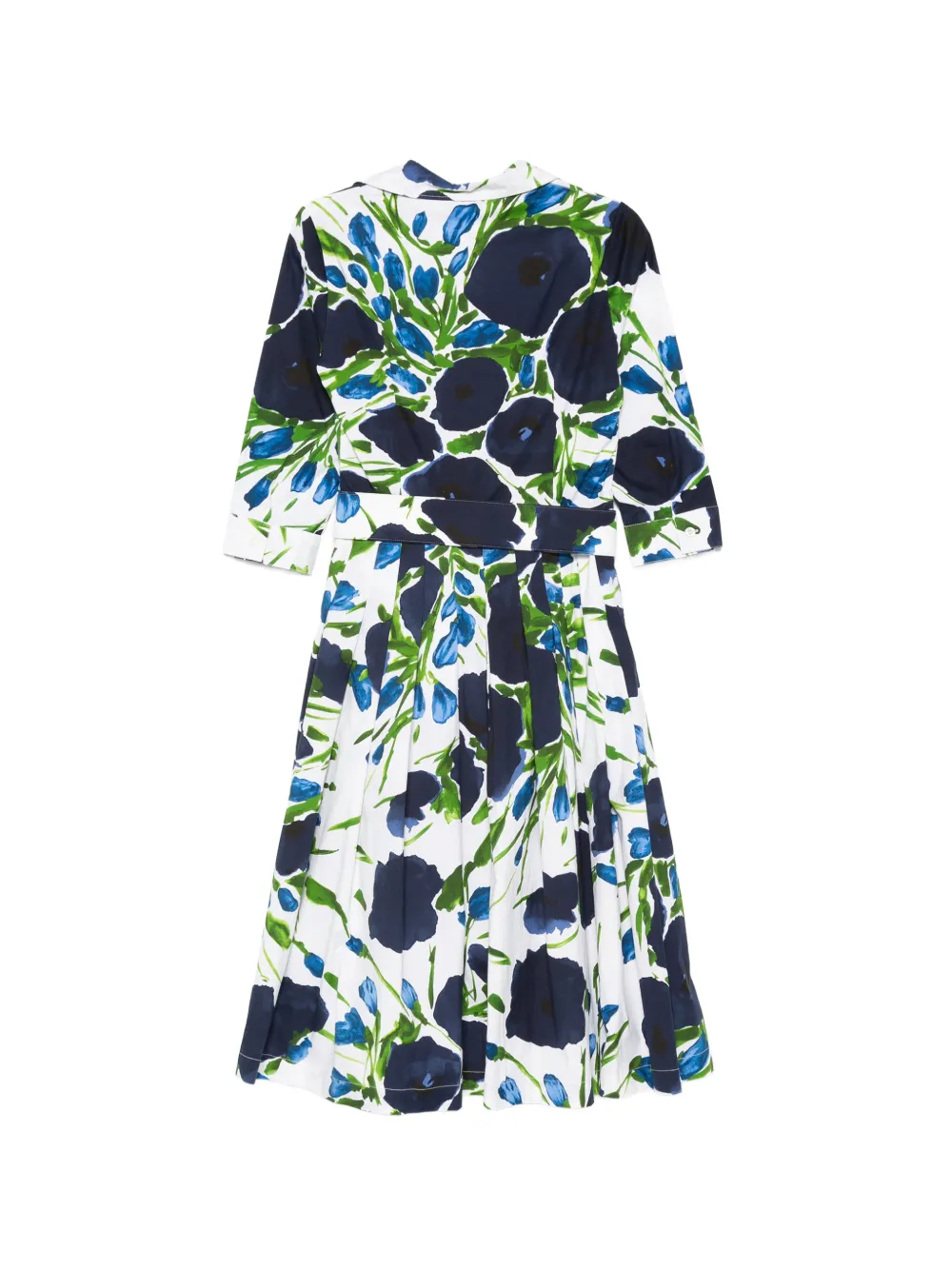 Samantha Sung Midi-jurk met bloemenprint Wit