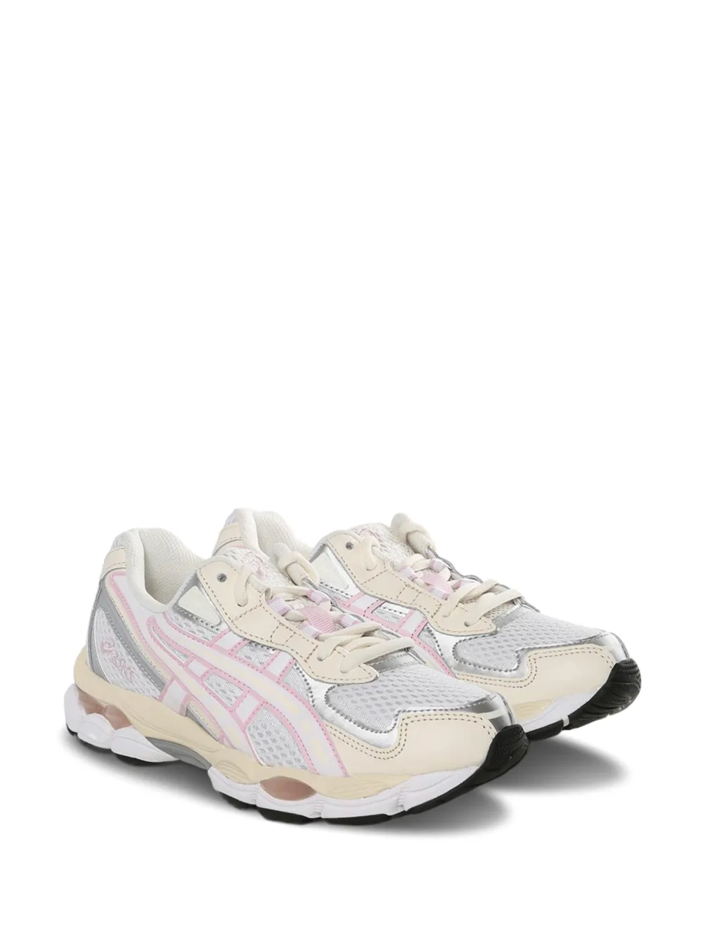 ASICS GEL-NYC 2055 sneakers met mesh vlakken Beige