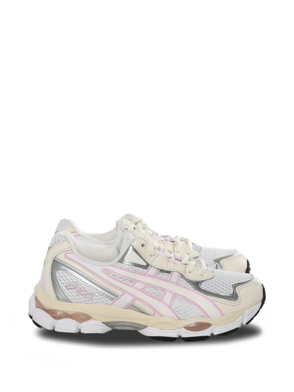 ASICS GEL-NYC 2055 sneakers met mesh vlakken Beige