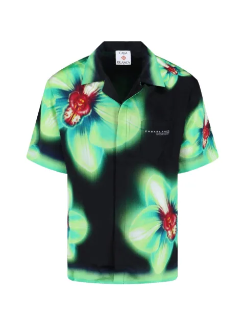 Casablanca Orchid short-sleeve shirt