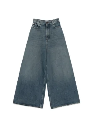 BALENCIAGA（バレンシアガ）ウィメンズ デニムワイドパンツ - FARFETCH