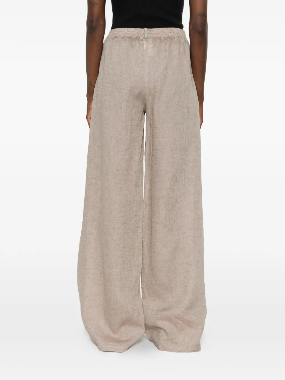 Fabiana Filippi Trainingsbroek met elastische tailleband Beige