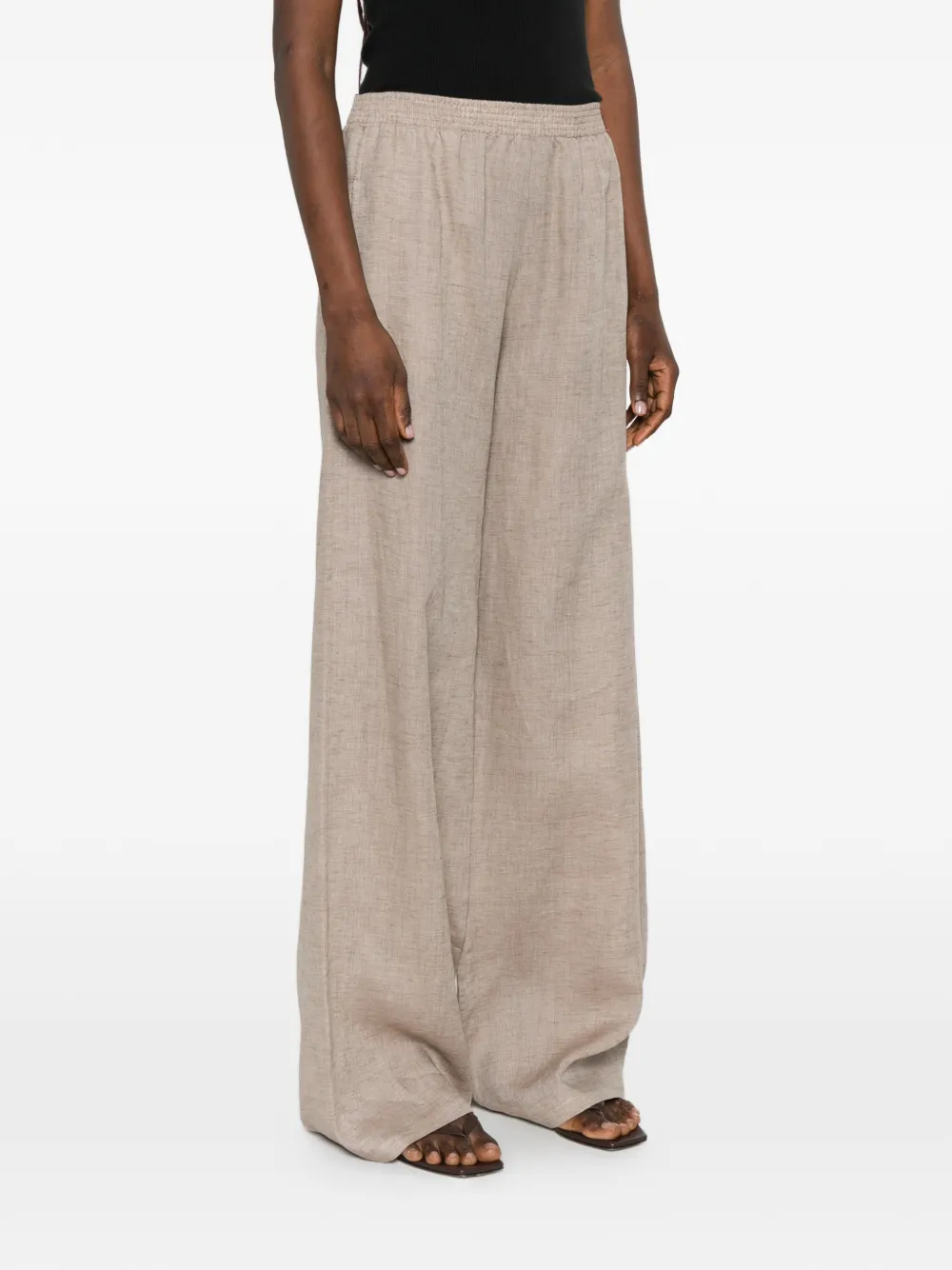 Fabiana Filippi Trainingsbroek met elastische tailleband Beige
