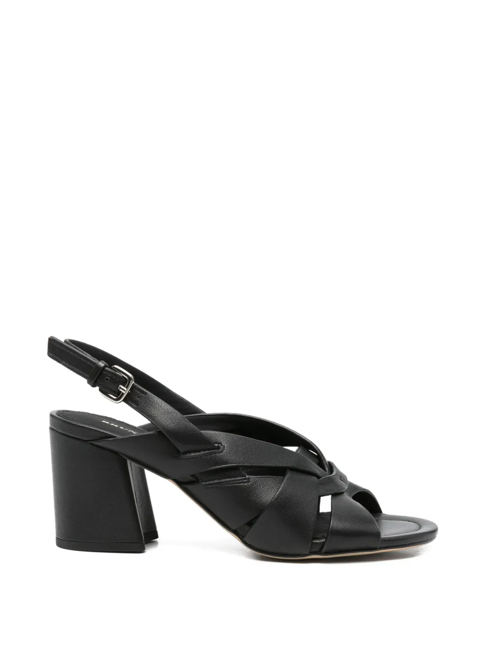 Bruno Premi strappy leather sandals Zwart