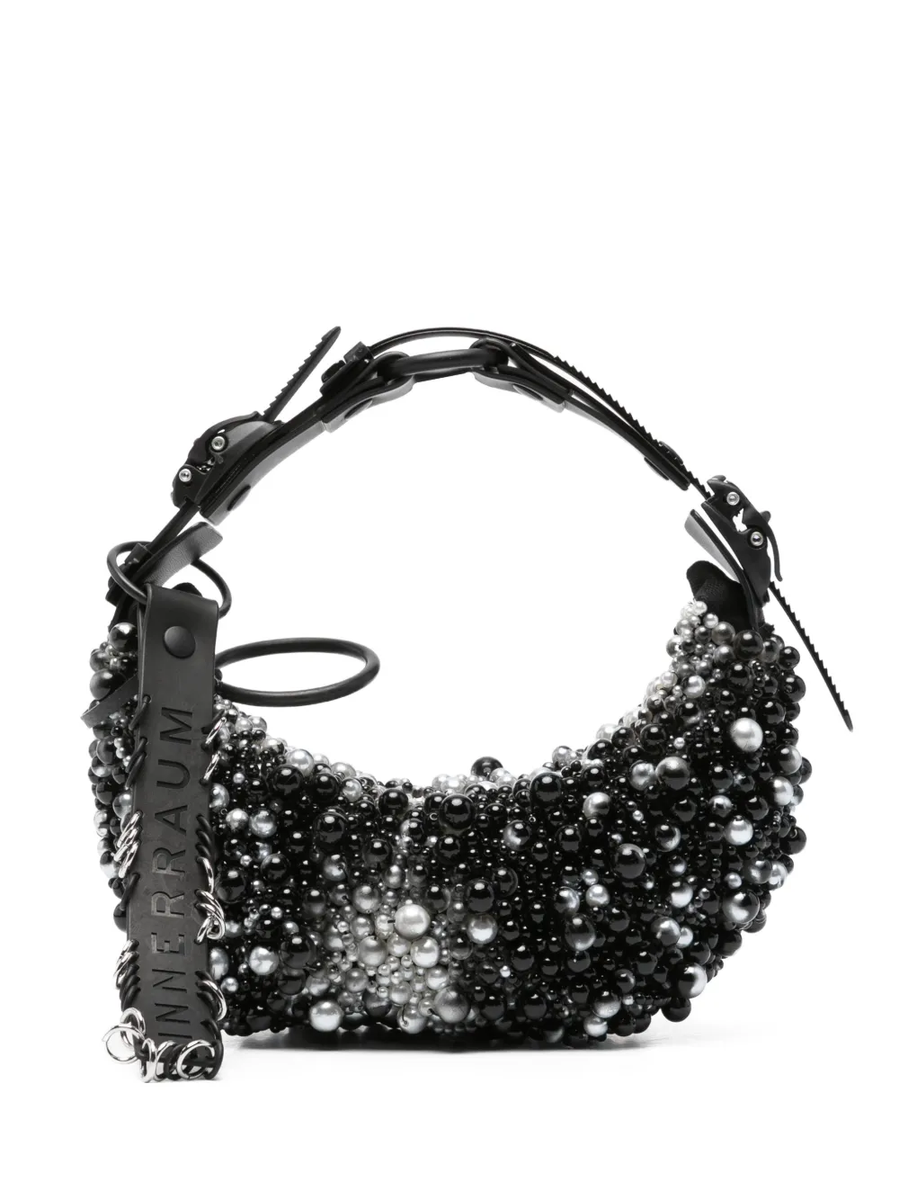 Innerraum faux-pearls tote bag - Nero