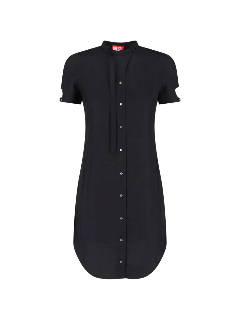 Diesel cut-out button dress - Schwarz
