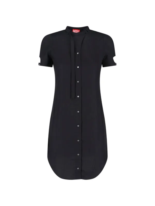 diesel cut out dress Diesel cut-out Button Dress | Black