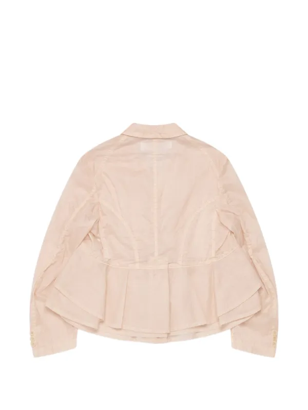 TAO／COMME des GARÇONS／ショートジャケット Comme Des Garçons TAO ruffled-tier Jacket | Neutrals | FARFETCH