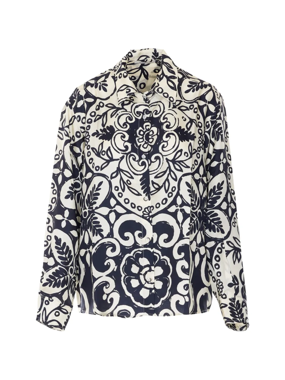 Maurizio Pecoraro printed long-sleeved shirt - Nero